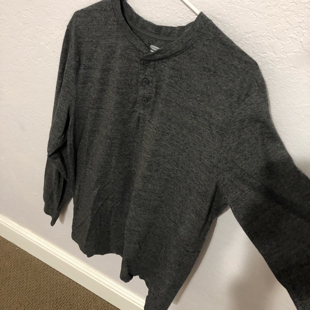 Old Navy Long Sleeve 1/4 Button Down